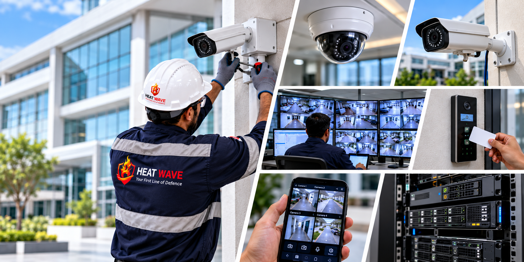 Commercial security installation